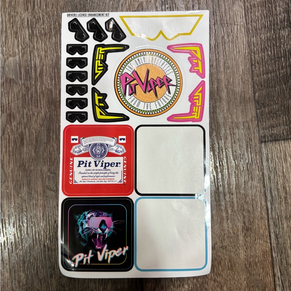 Pit Viper Vibrant Sticker Collection